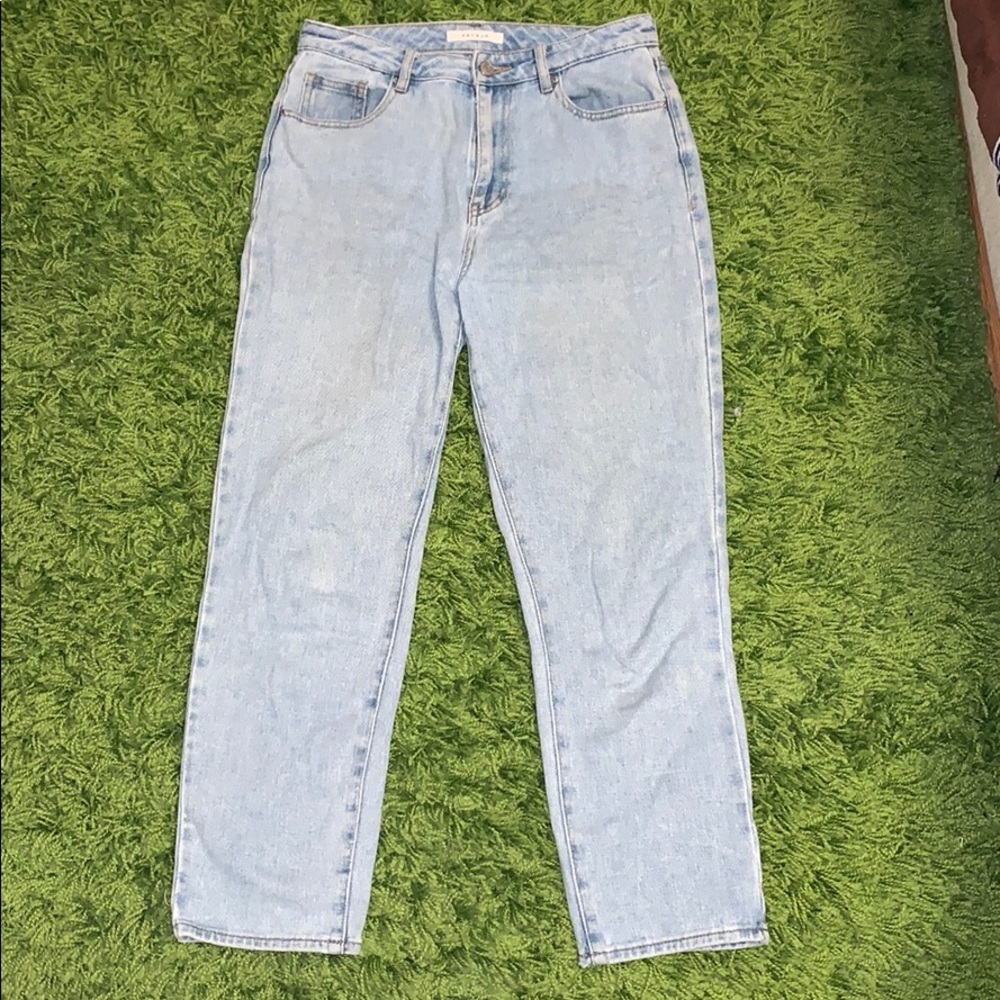 PacSun high rise light denim mom jeans